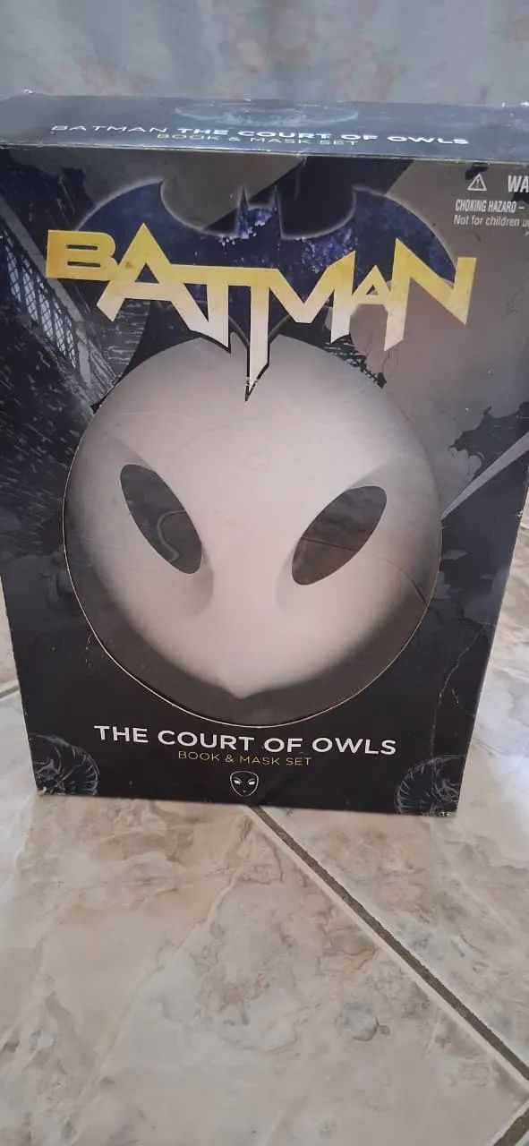Box batman corte das corujas, com máscara e HQ