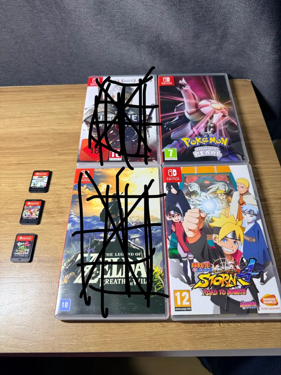 Lote de jogos Nintendo Switch 