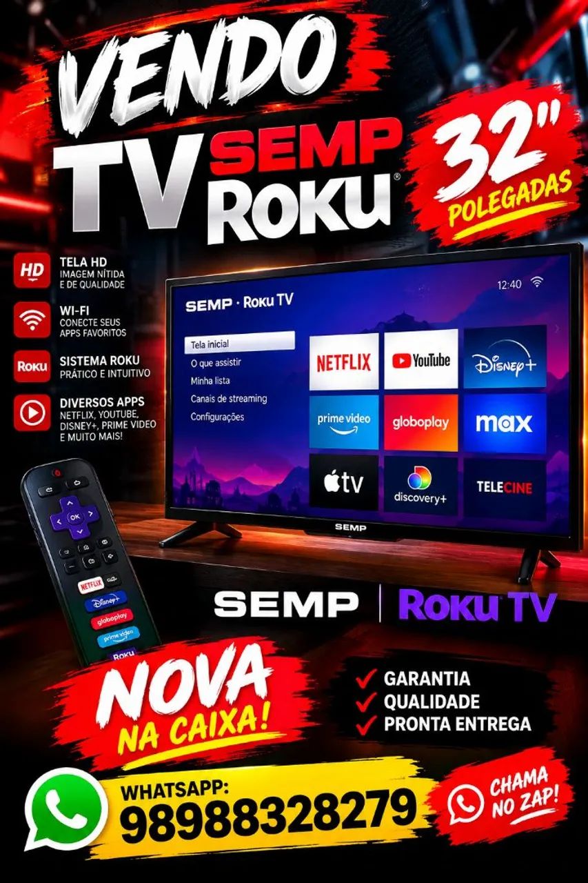 TV SEMP ROKU 32 POLEGADAS 