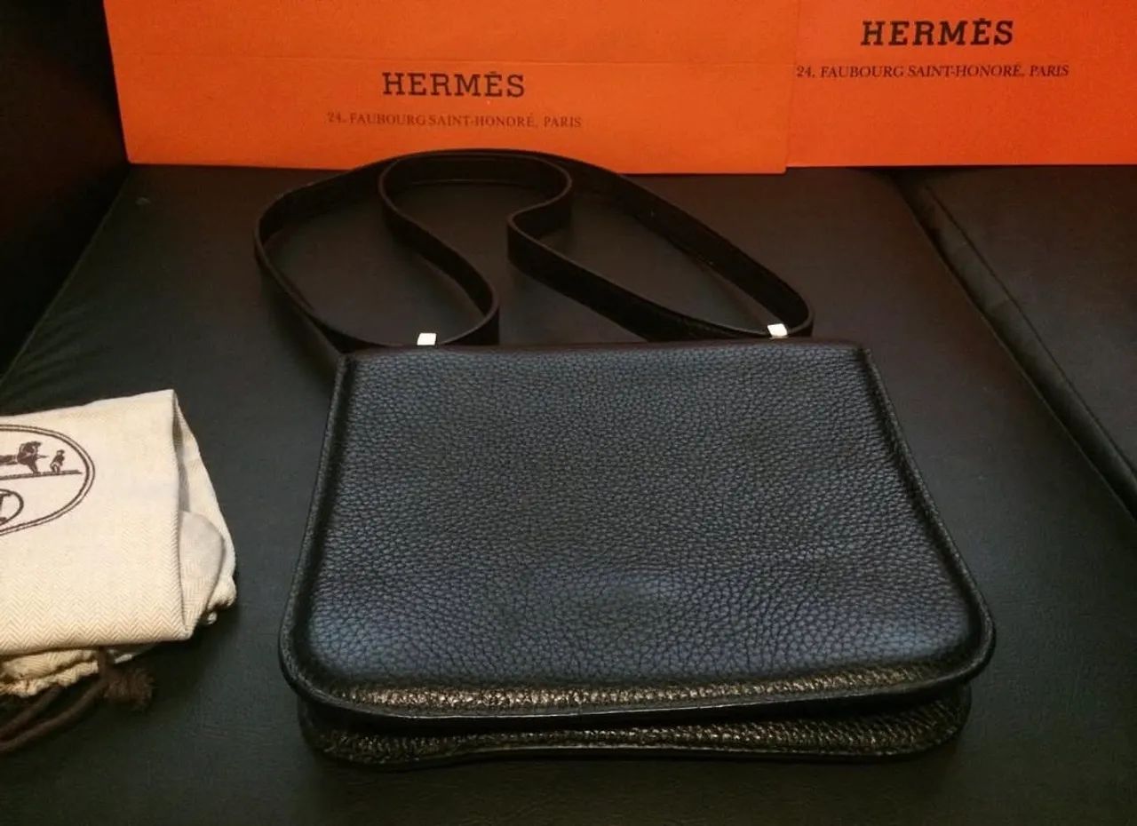 Bolsa Hermès Constance Epsom Noir - Foto 5
