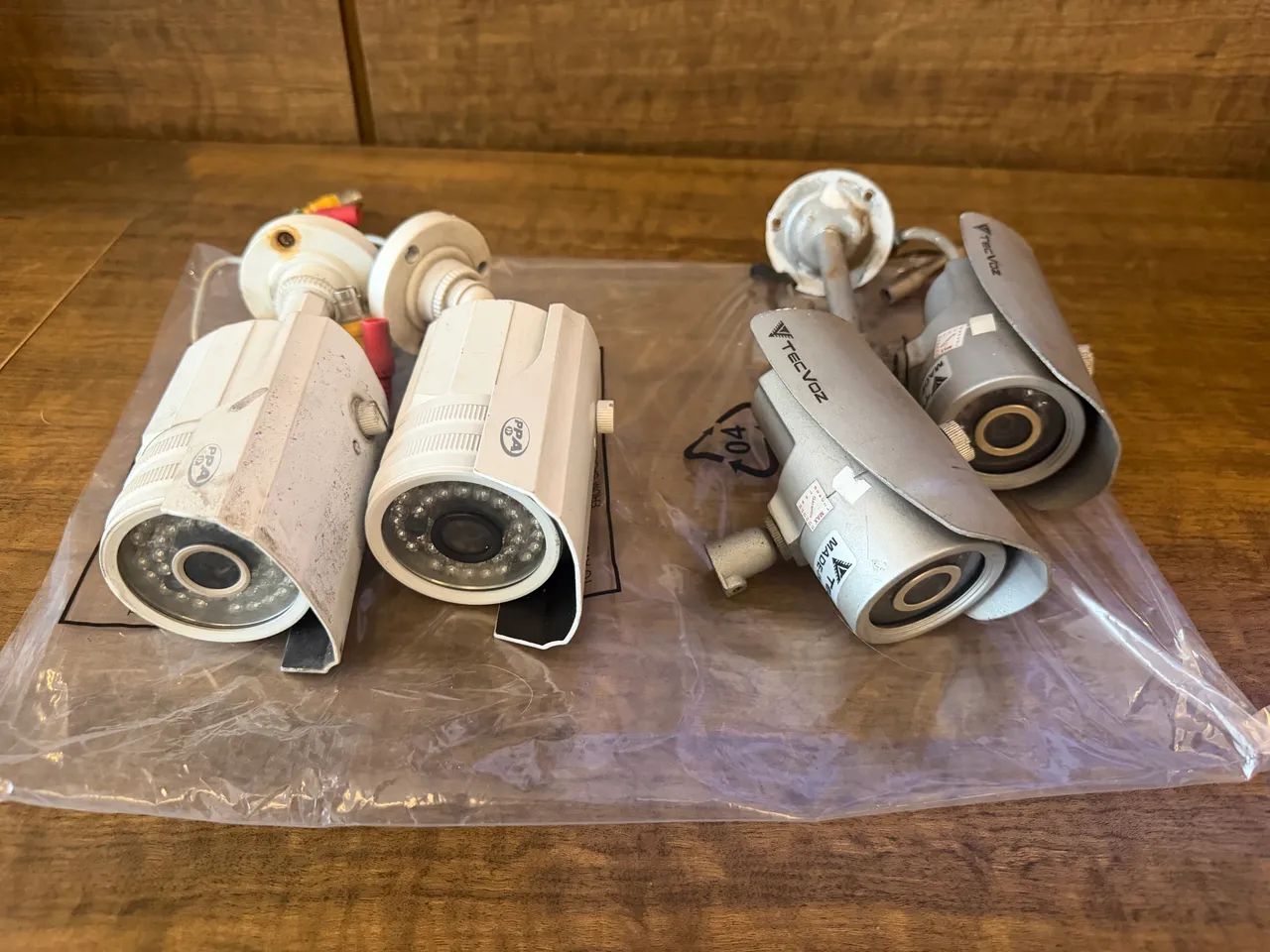 Kit com 4 câmeras de segurança - Tecvoz e PPA - Foto 4