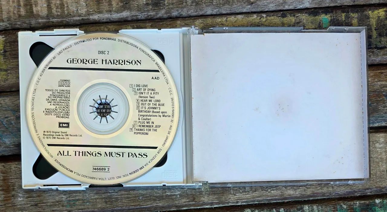 CD duplo George Harrison - All Things música Pass - Foto 4