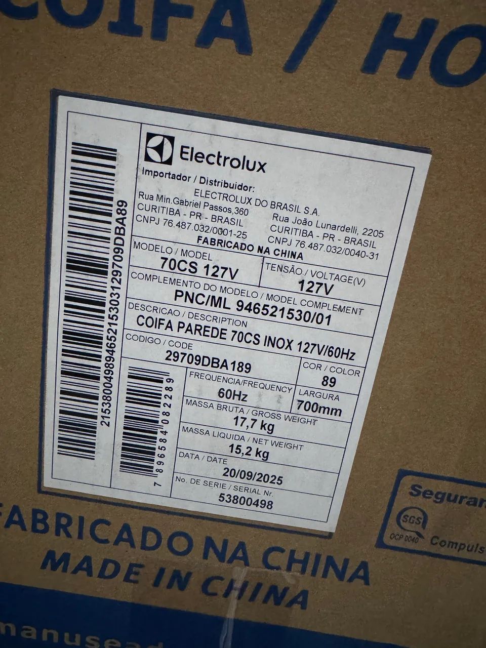Coifa Electrolux nunca utilizada - Foto 2