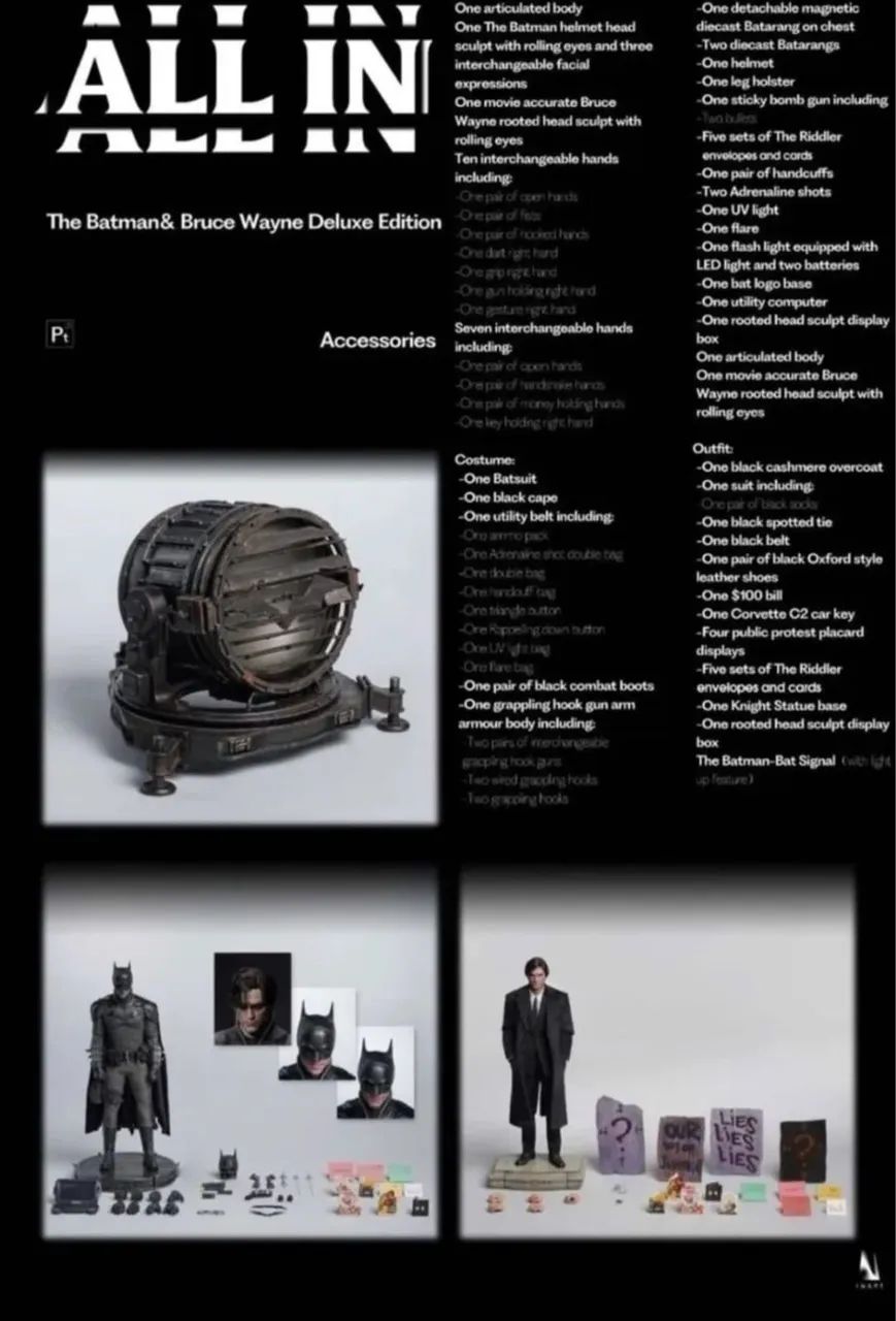 Inart the batman premium deluxe edition