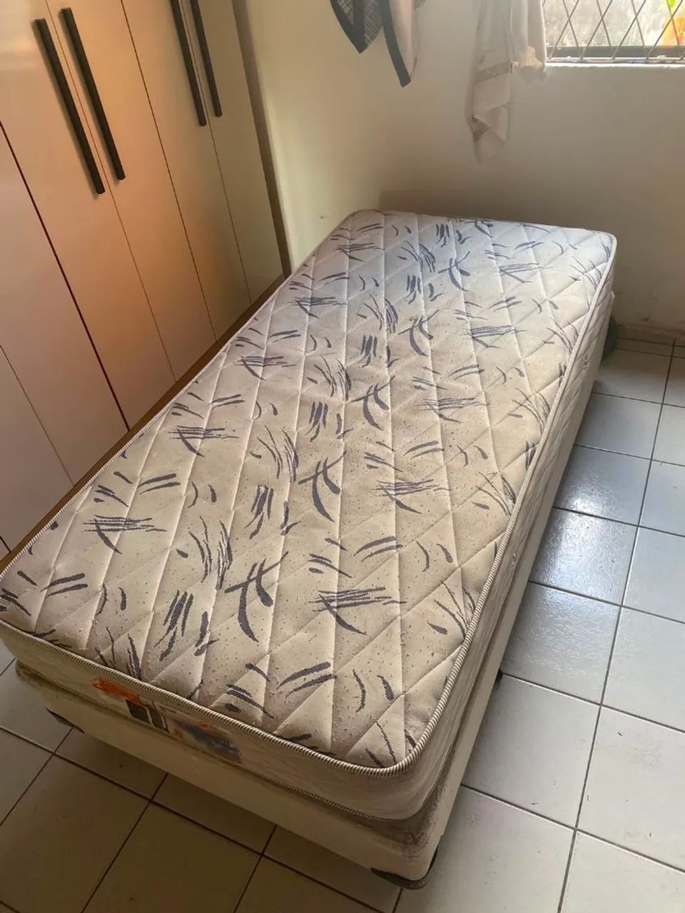 Colchão + Base Box (Solteiro)