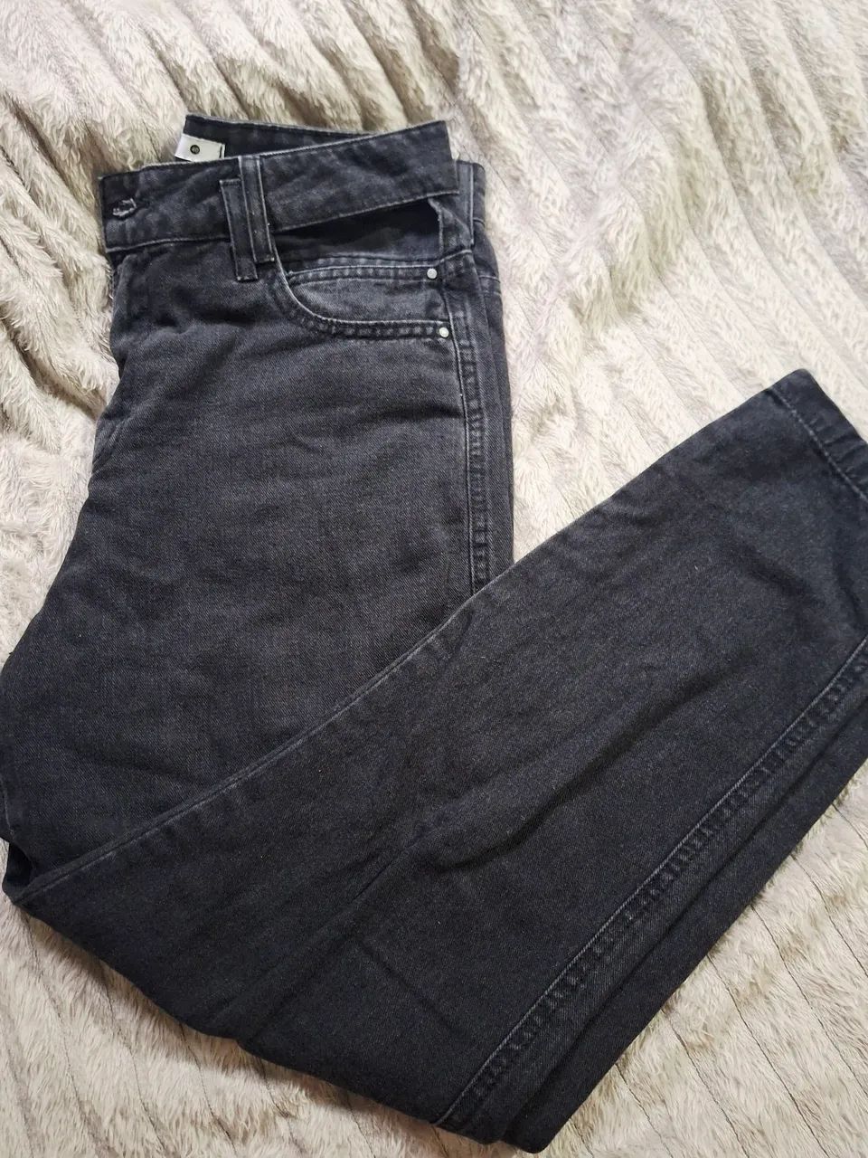 Calça jeans preta - Foto 2
