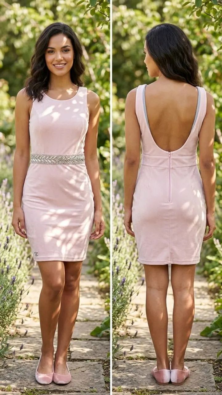 Vestido rosê