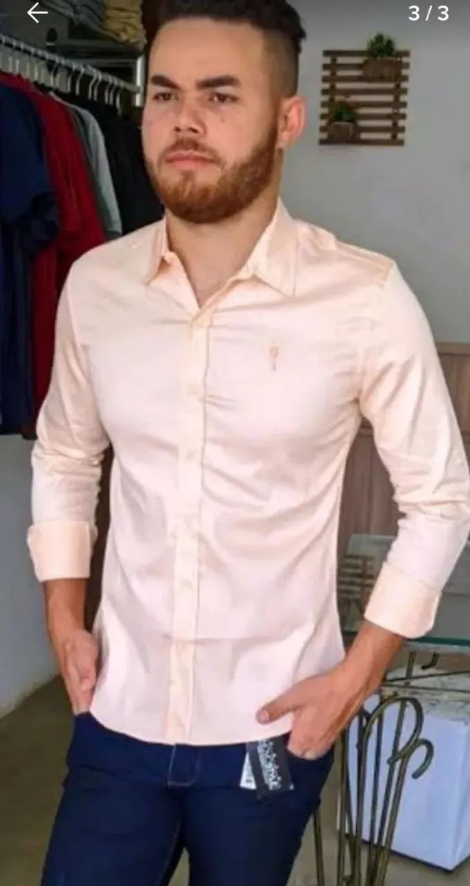 Camisa Social Acetinada  - Foto 5
