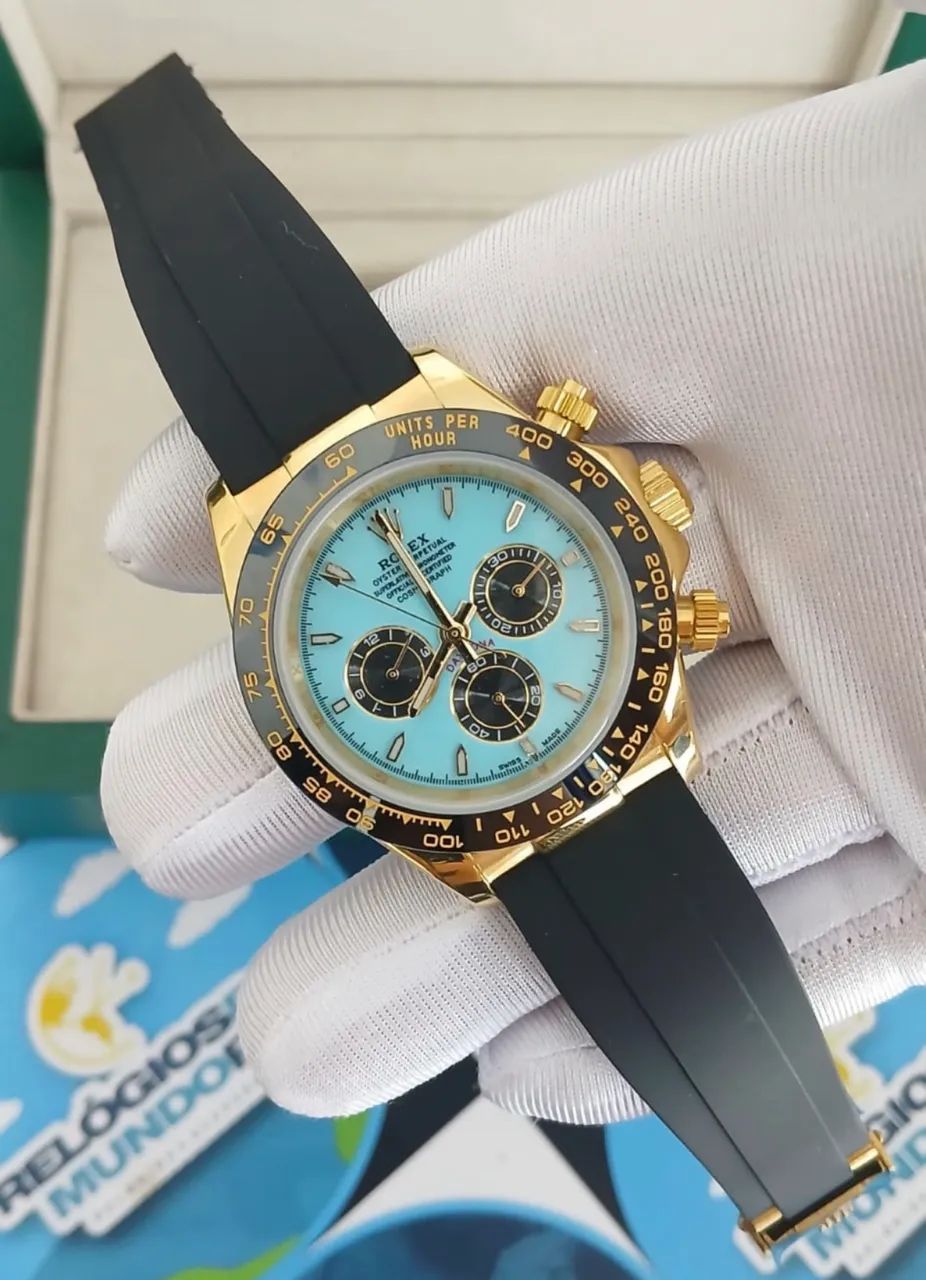 RELÓGIO DAYTONA FUNDO TIFFANY AUTOMÁTICO - Foto 3