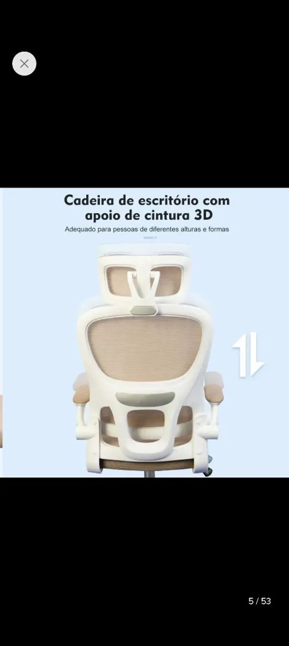 Cadeira de Escritório Nova - Foto 4