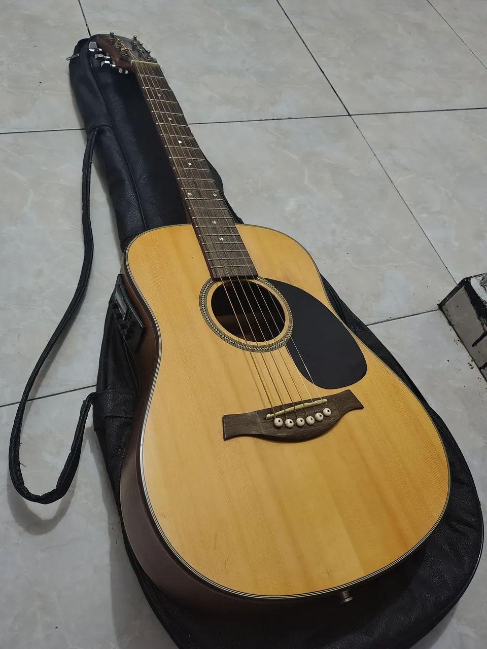 VIOLÃO ELÉTRICO TAGIMA NOVO COM CAPA