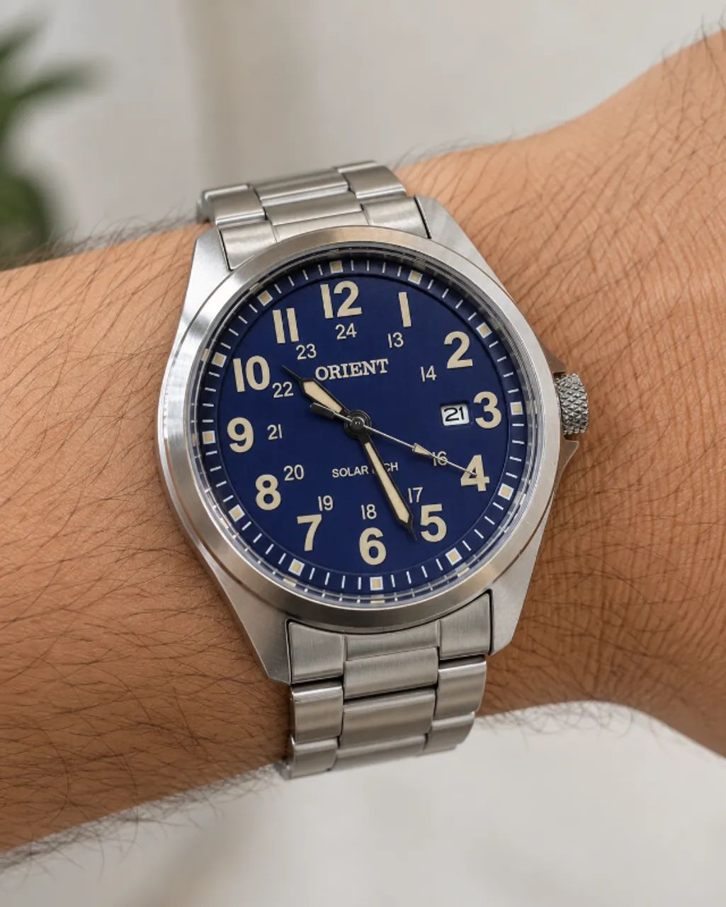 Orient Solartech Azul - 2 pulseiras - Oportunidade