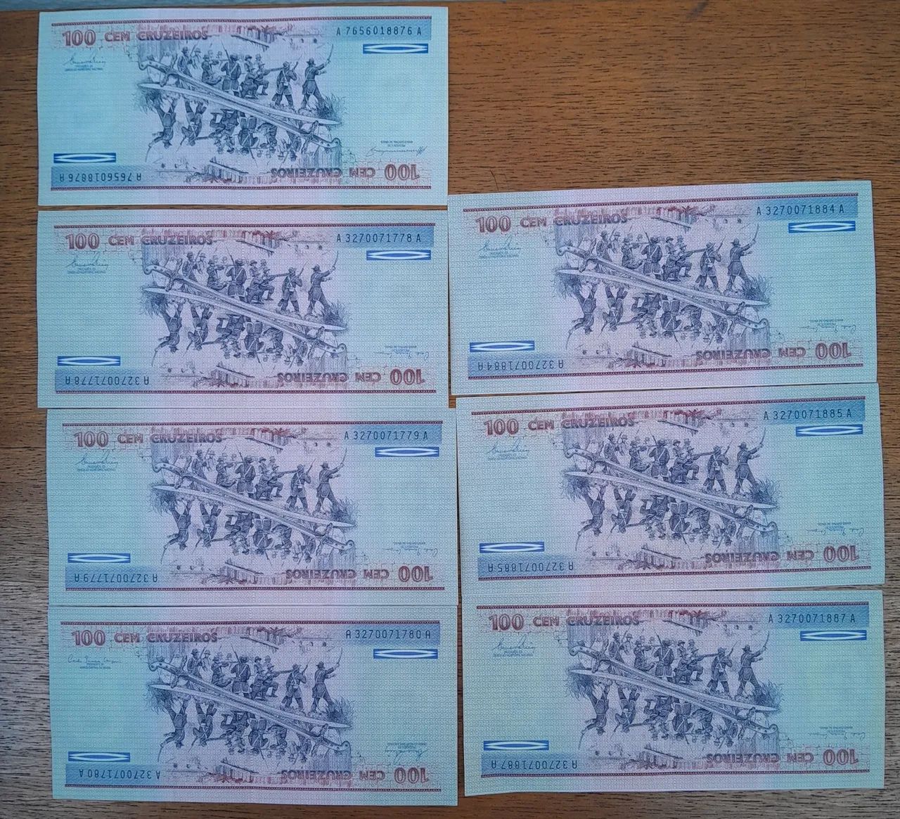 Cédulas de 100 Cruzeiros Duque de Caxias - Foto 5