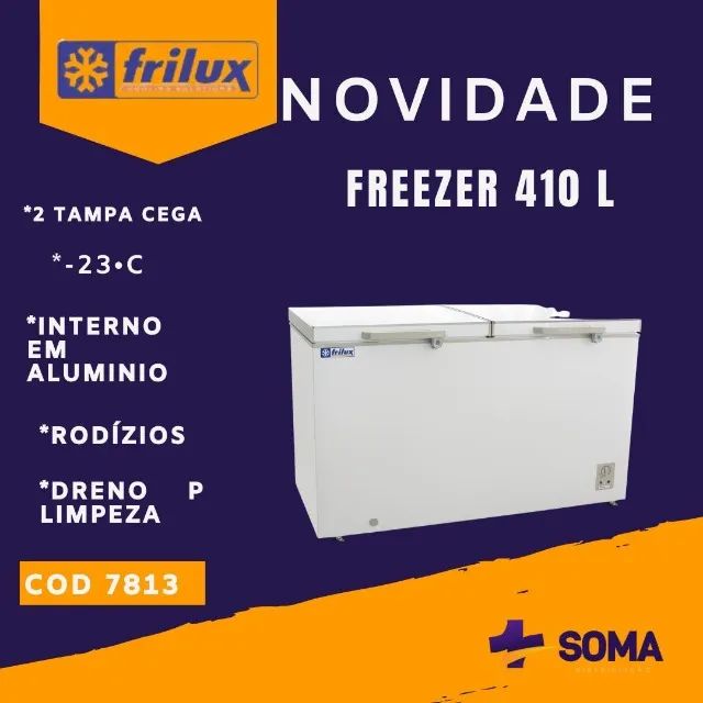 FREEZER 410 L FRIUX TAMPA CEGA - AUMAQ EQUIPAMENTOS