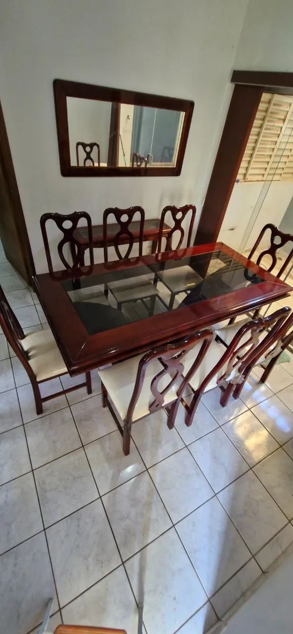 Mesa de jantar com 8 lugares - R$ 1.200 - Foto 3