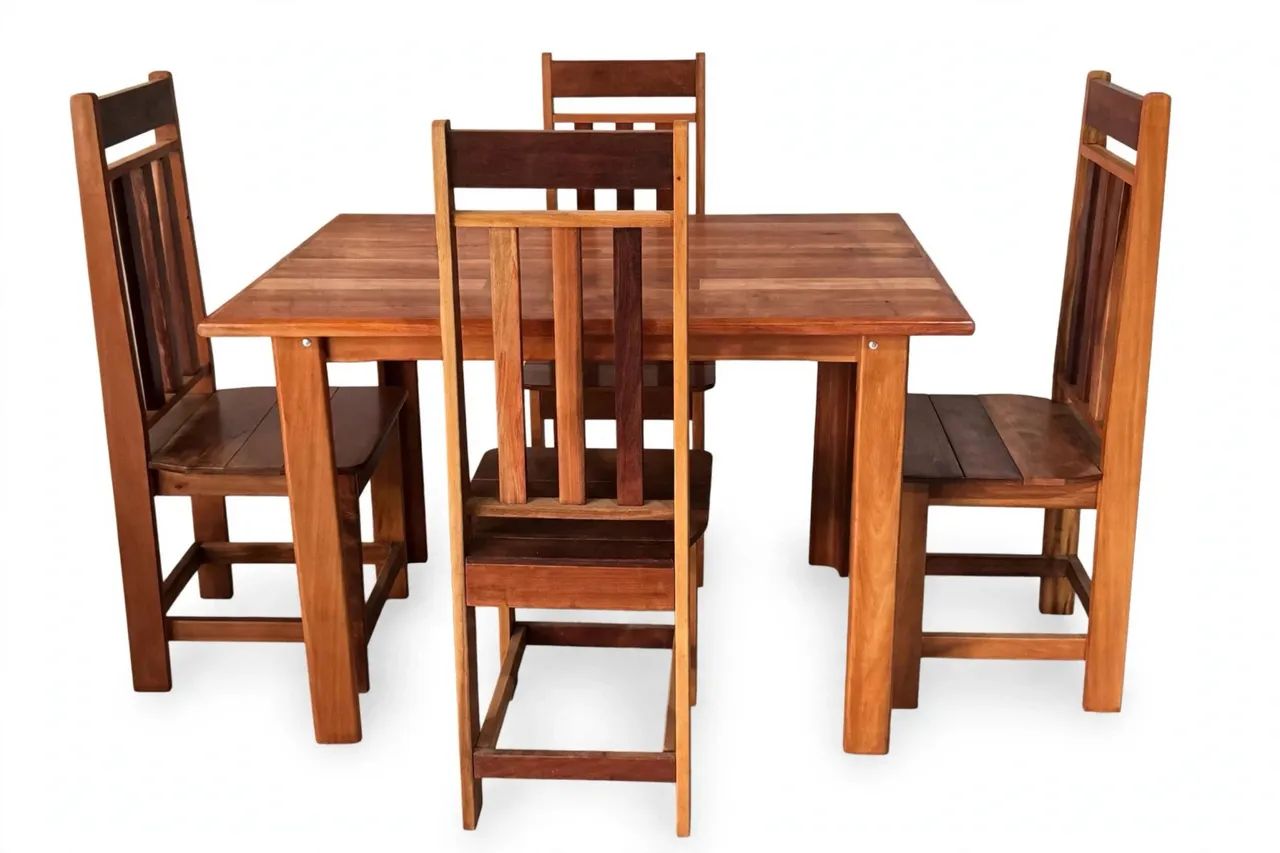 Mesa com 4 cadeiras SEM ENTRADA + PARCELADO + ENTREGA GRÁTIS