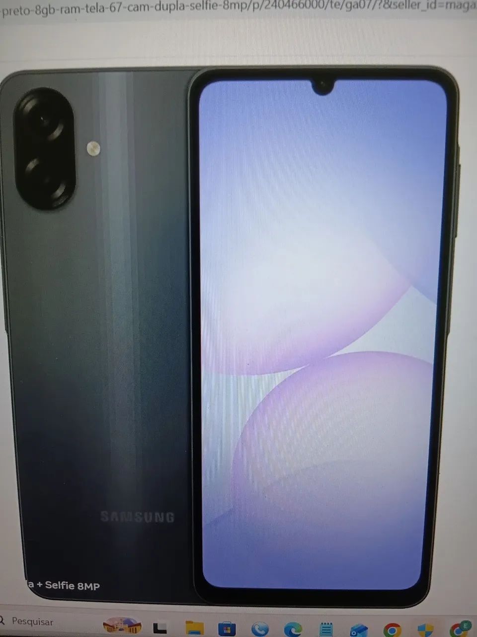 Samsung  A07  256 troco  em iPhone  - Foto 2