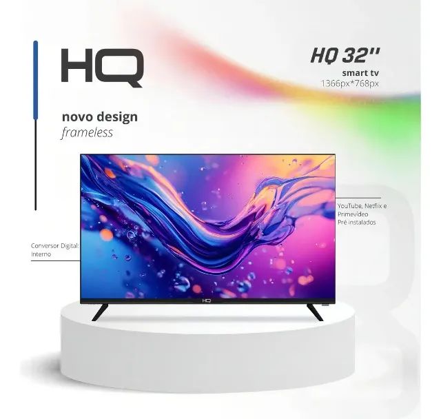 Smart TV HQ 32 Polegadas Android TV