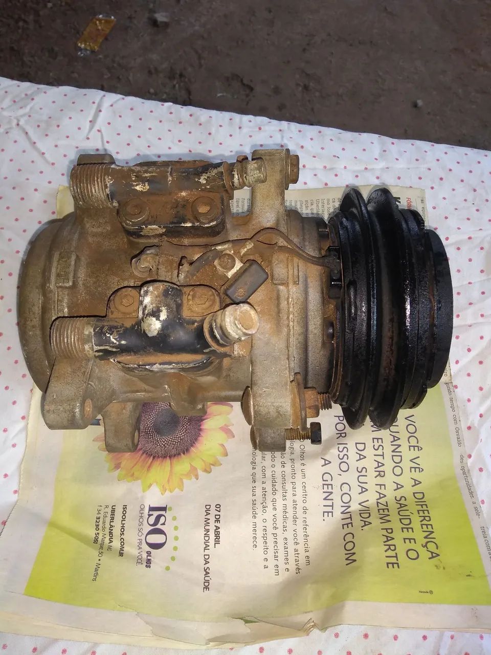 Compressor do ar condicionado Da s10 2.2 2007/2008 - Foto 4