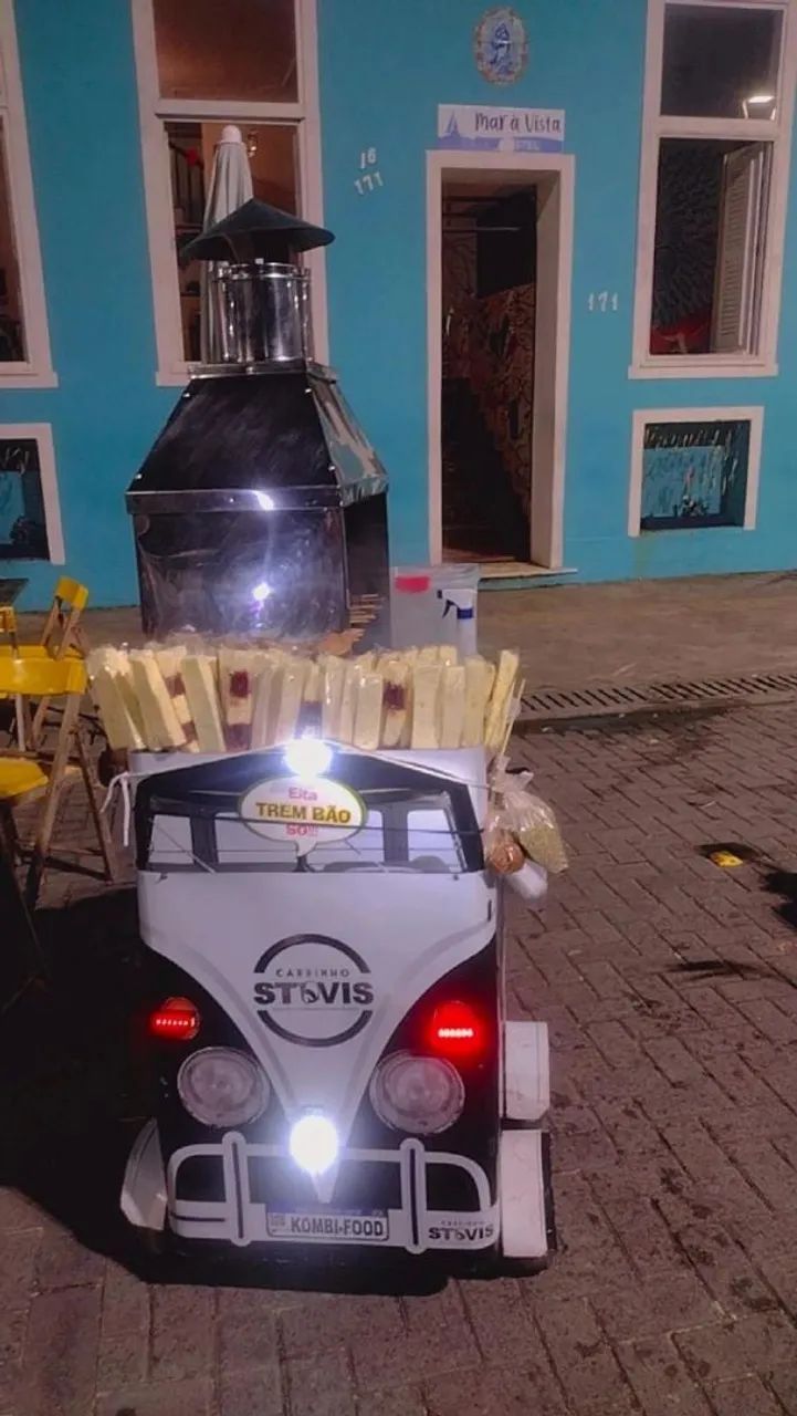 Carrinho de espetinho  e queijo  - Foto 2
