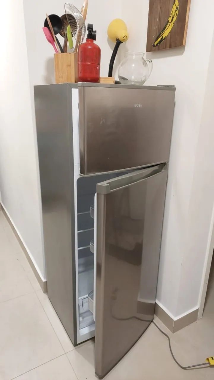 Geladeira Eos 230 Litros Duplex Inox 