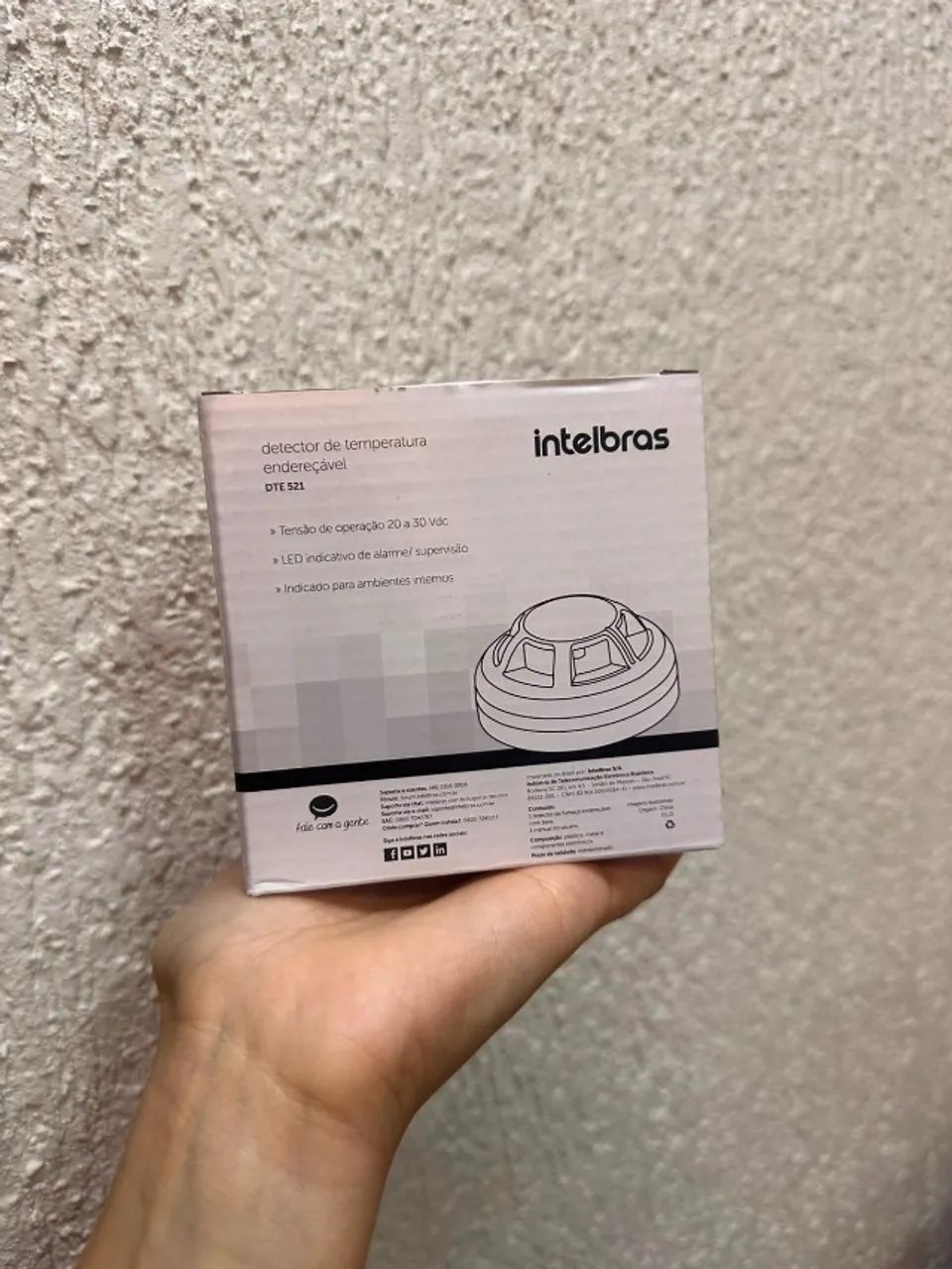 DETECTOR DE TEMPERATURA ENDEREÇAVEL - DTE 521 INTELBRAS - Foto 2