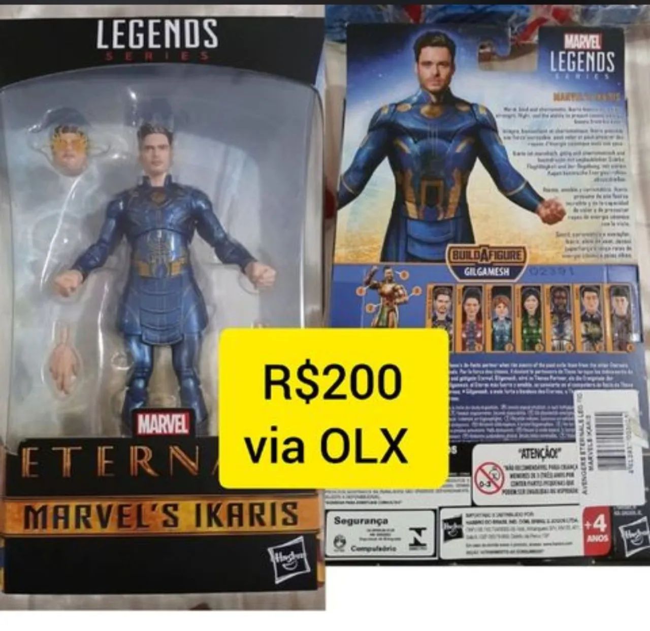 Ikaris hasbro legends series eternals 
