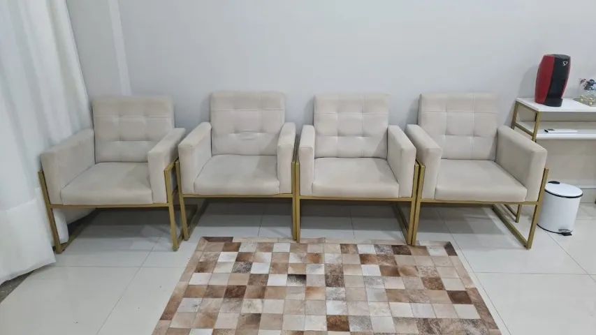 Conjunto 4 Poltronas