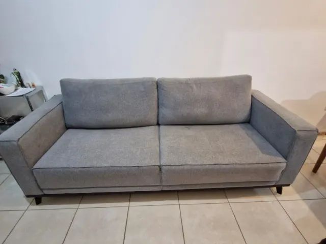 Sofá Bianchi Firenze 2,20m 3 Lugares- Higienizado, Design Moderno (Espuma D33 Soft)