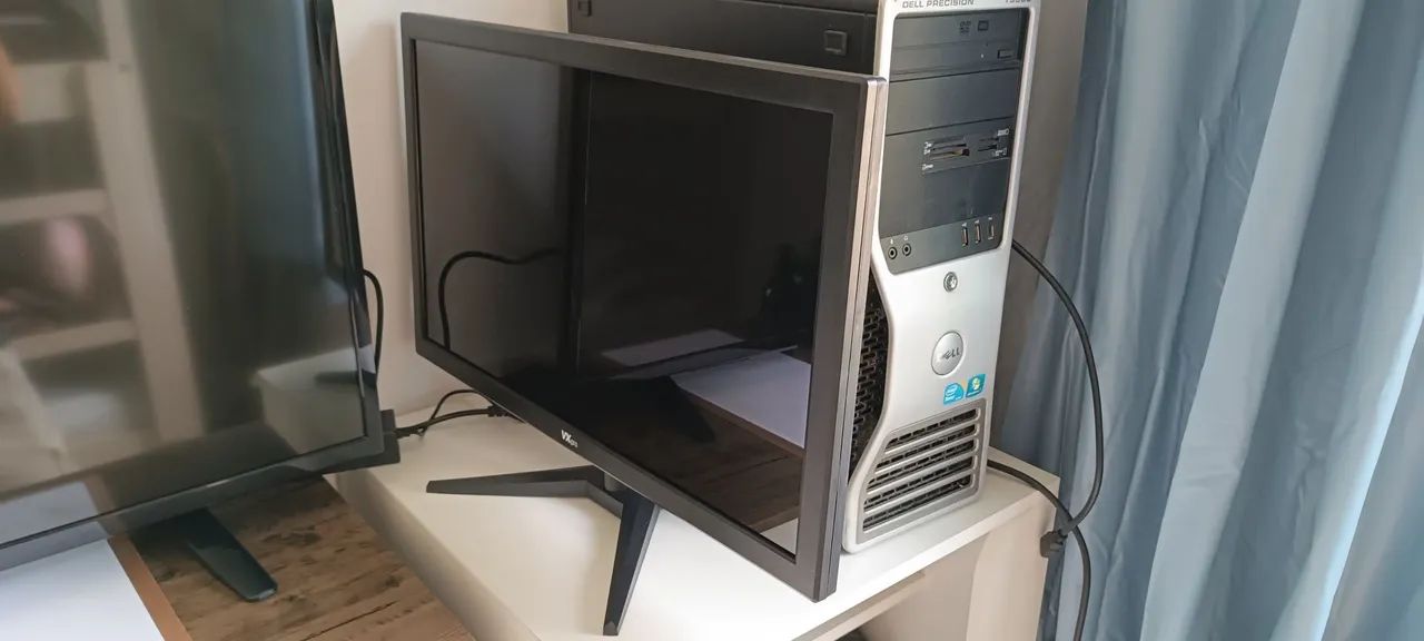 Monitor novo 23 polegadas + teclado de brinde