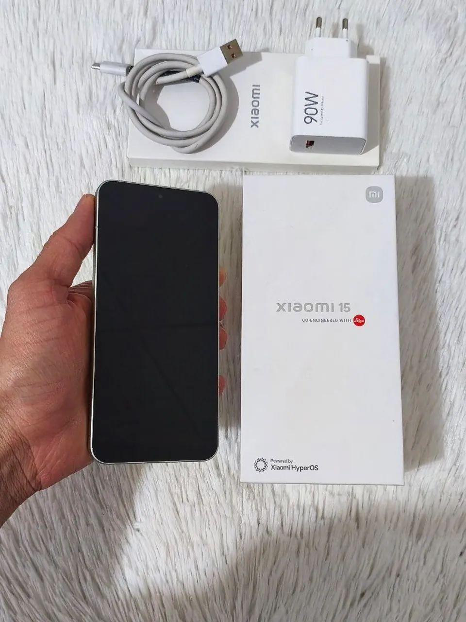 Celular Xiaomi 15 512 GB verde  - Foto 4