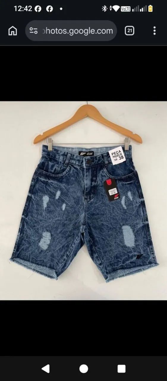Bermudas jeans no atacado 