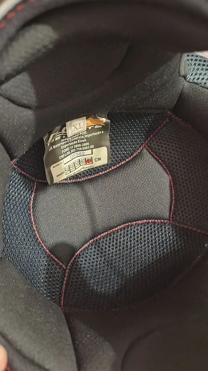 Capacete LS2 Airflow cinza - Foto 4