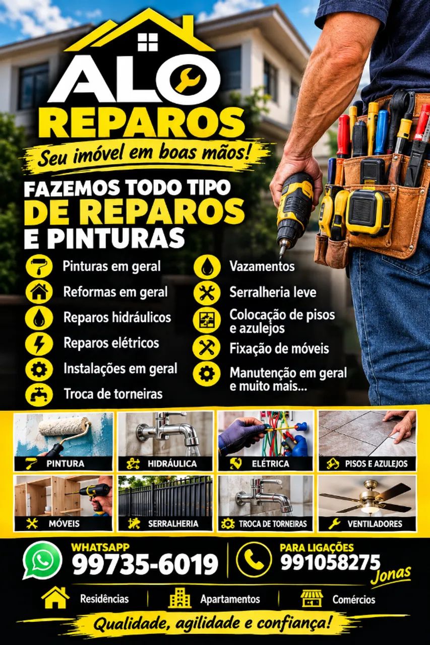 Faz-Tudo: Reparos Rápidos e Baratos