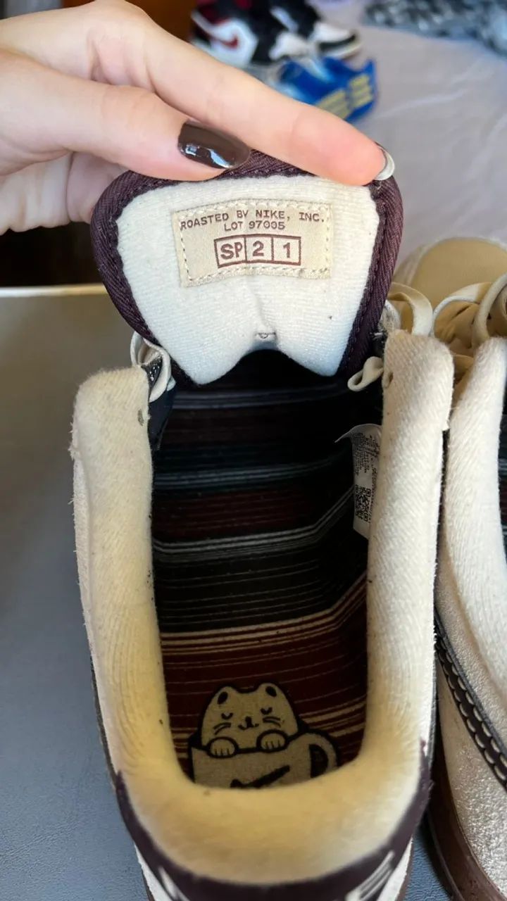 NIKE AIR FORCE 1 CREME/GUM - Foto 5