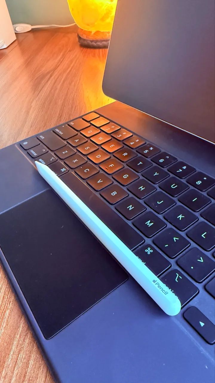 ipad pro 512gb novo tela 12.9 pol com teclado e pencil original