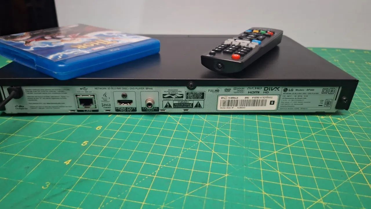 Aparelho blu-ray 3D LG completo funcionando perfeitamente - Foto 3