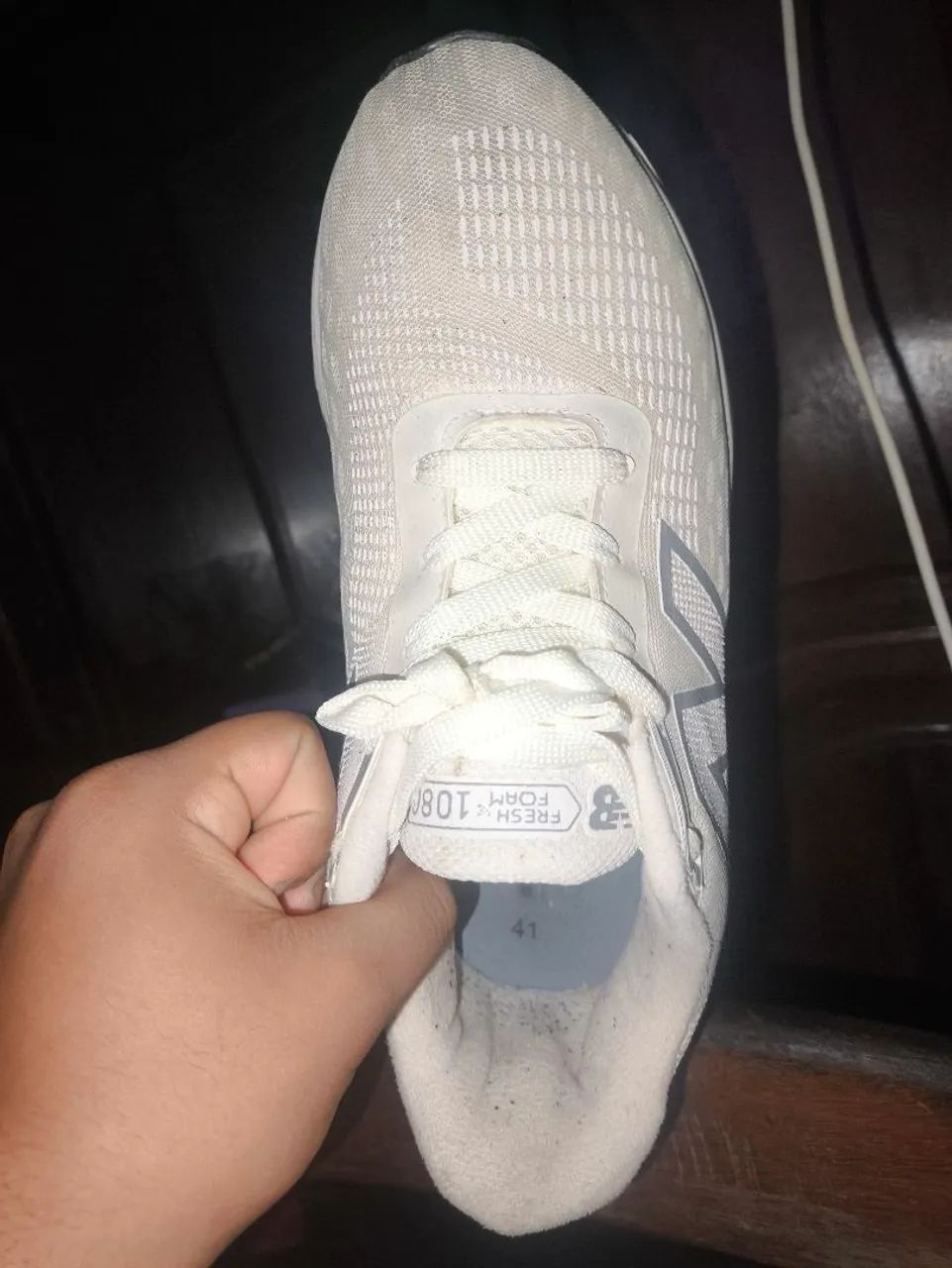 Tênis Masculino NB 41 bege - Foto 3