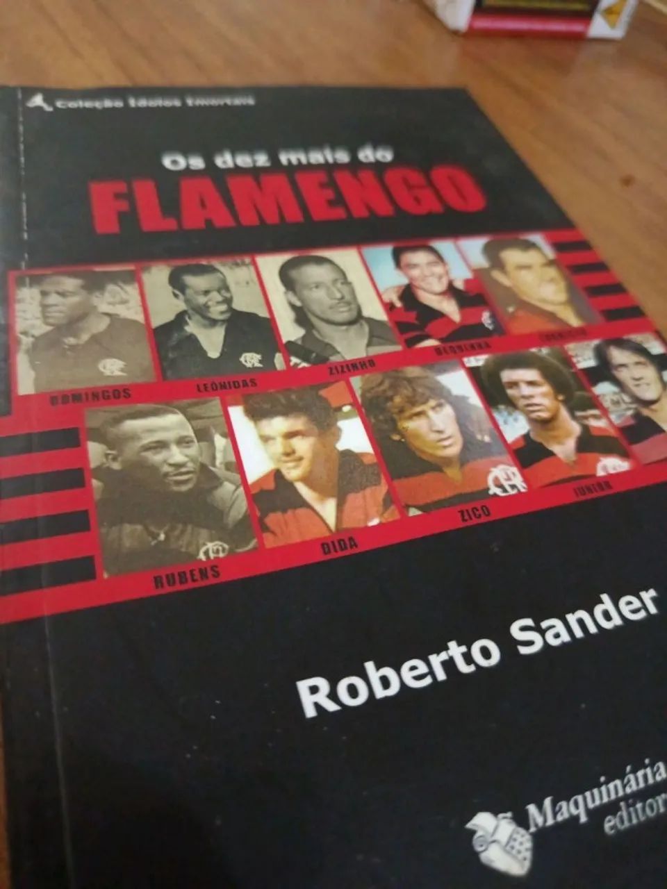 livro os dez mais do flamengo roberto sander - Foto 4