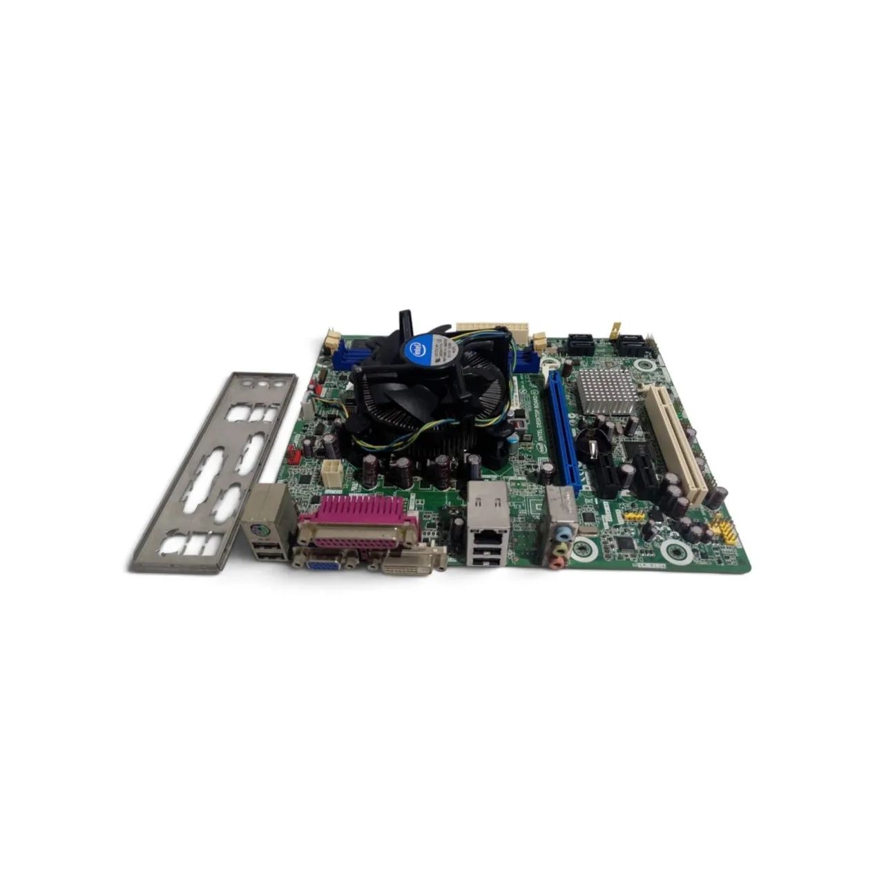 Kit placa mãe Intel dh61cr Intel core i3 -2100 3.10ghz , cooler  - Foto 2
