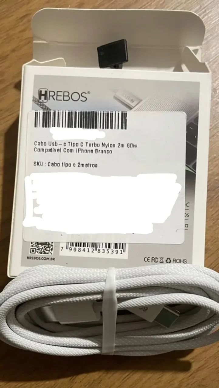 Cabo Usb Tipo C Turbo 2m 60w  - Foto 2