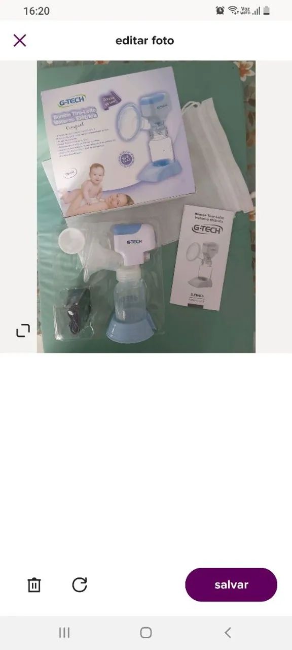 Bomba tira leite materna elétrica  - Foto 2