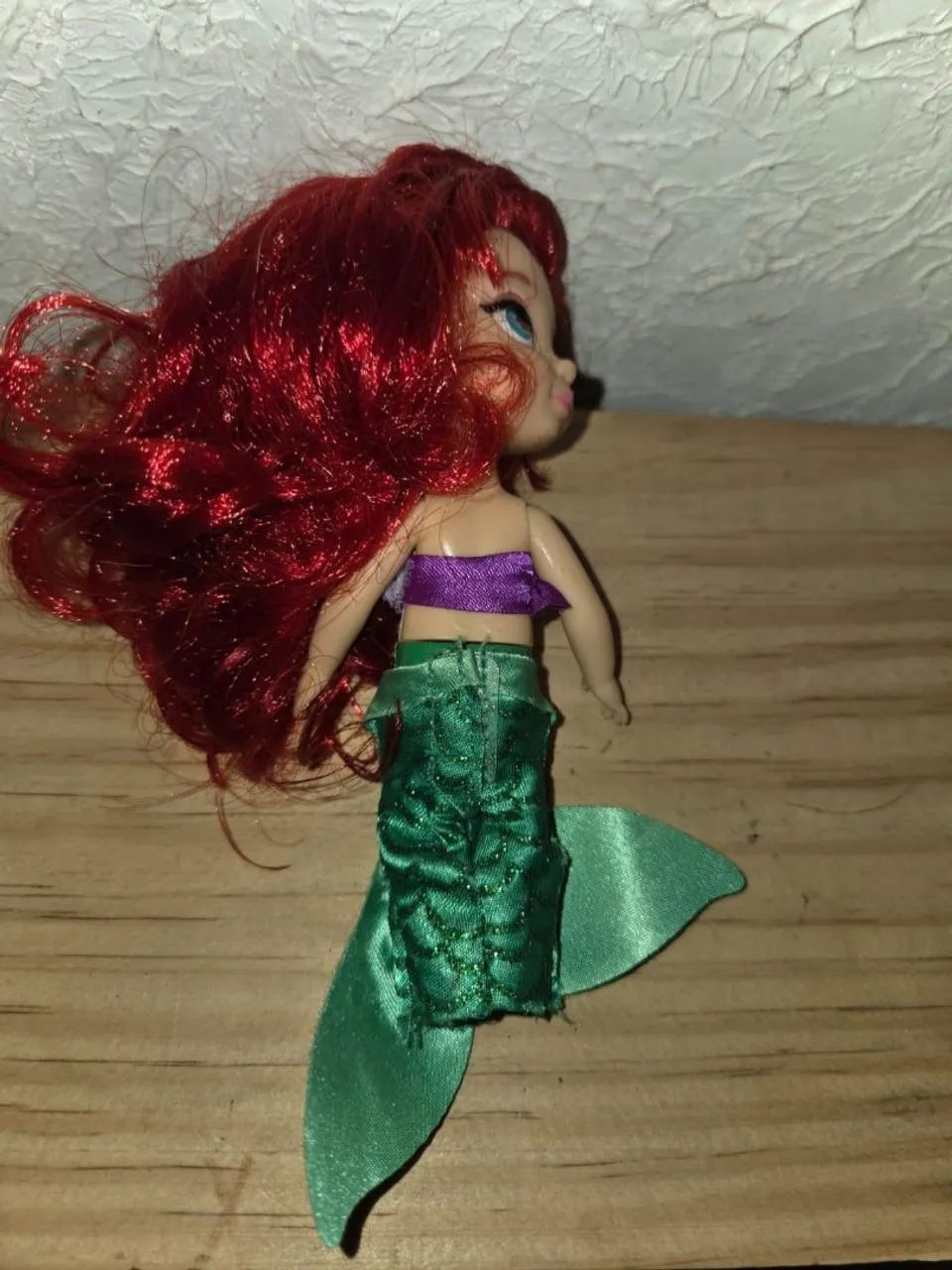 Boneca Ariel Mini Animators Usada - Foto 2