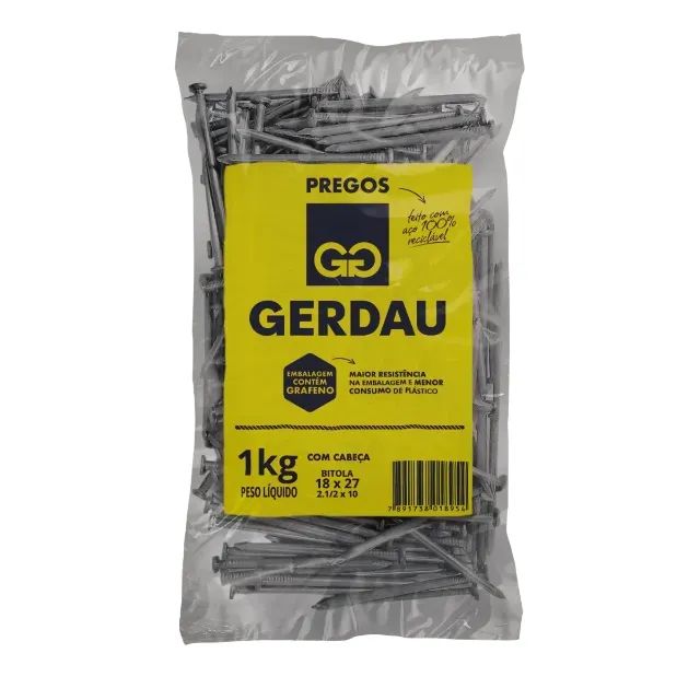 Prego com Cabeça Gerdau