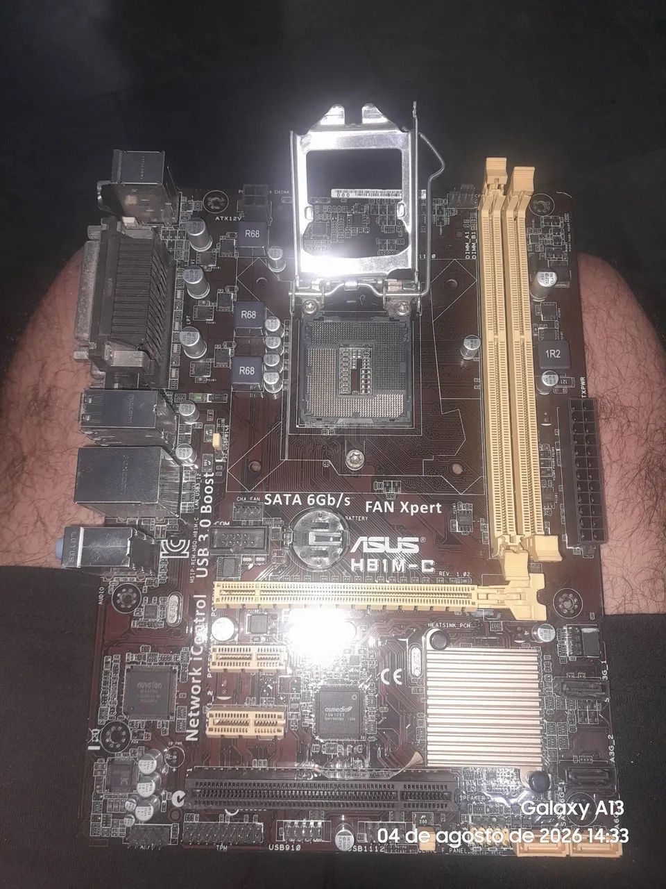 Placa mae 1150 + i5 4440 (Leia) - Foto 4