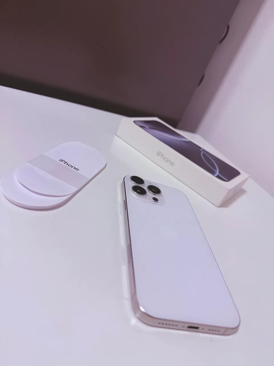 iPhone 16 Pro Max 256GB Branco - Foto 3