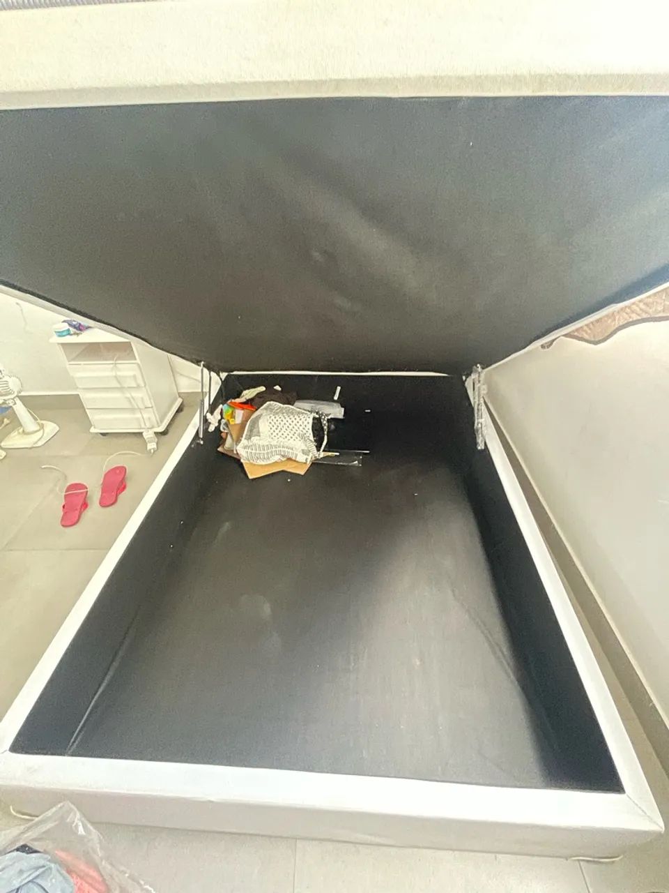 Vendo base baú cama box casal - Foto 3