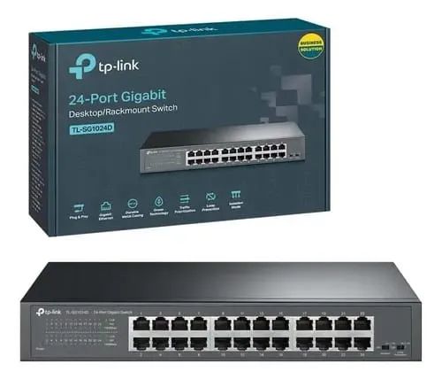 Switch Gigabit 24 Portas TP-Link TL-SG1024D