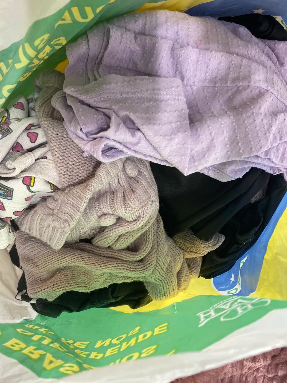 Doação de roupas 