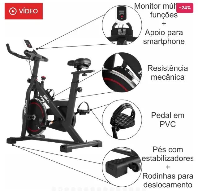 BICICLETA ERGOMÉTRICA ODIN FIT PACE2500 - Foto 5